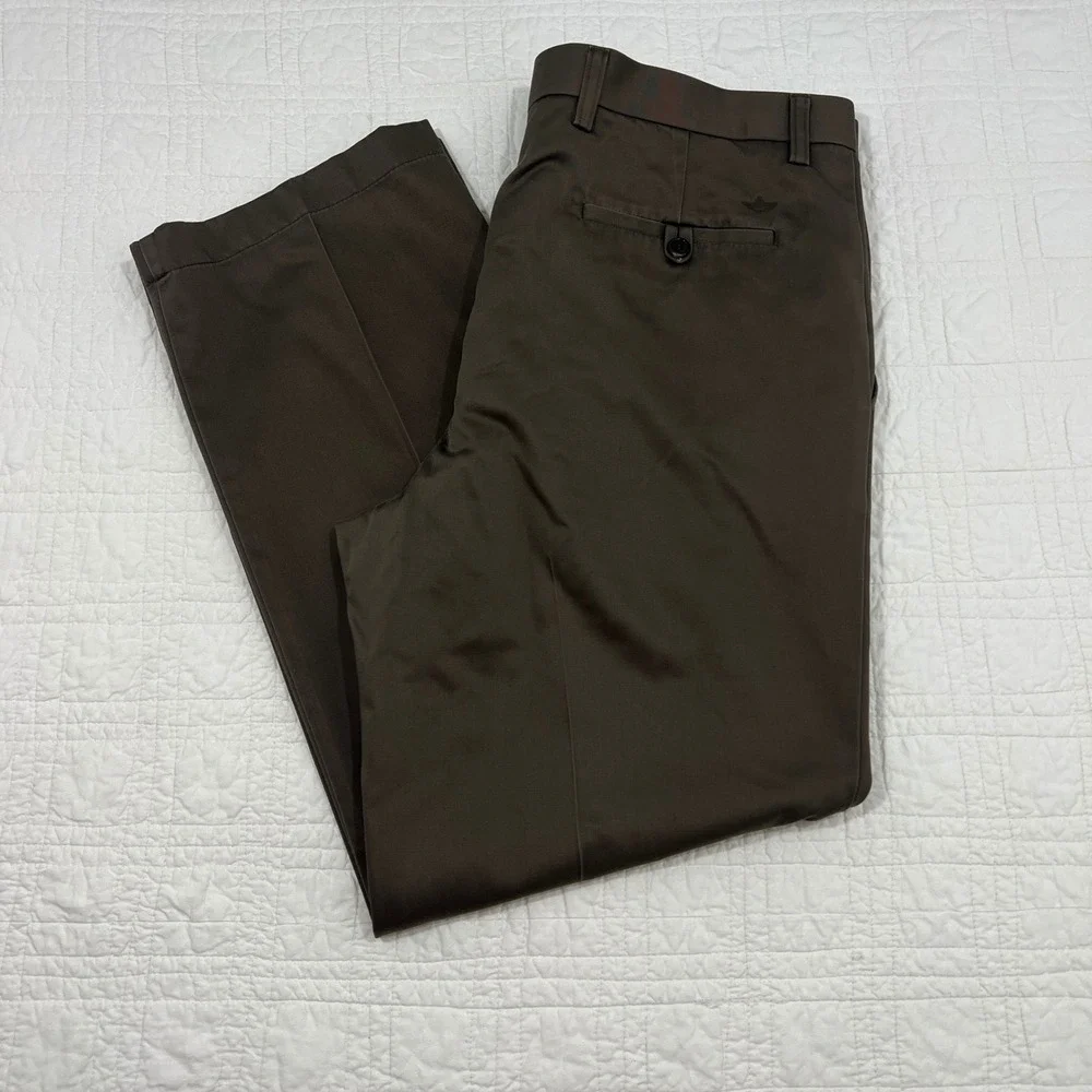 Dockers D2 Straight Fit Brown Khaki Pants Mens 38x30 Cotton Chino Trousers